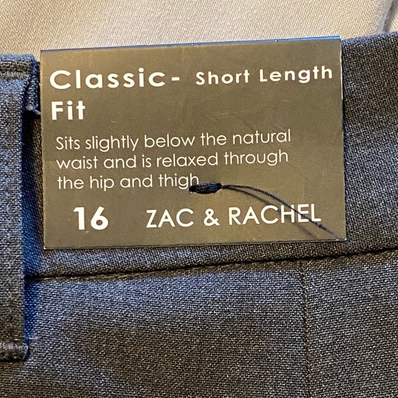 NWT Zac & Rachel grey dress pants - Picture 9 of 10